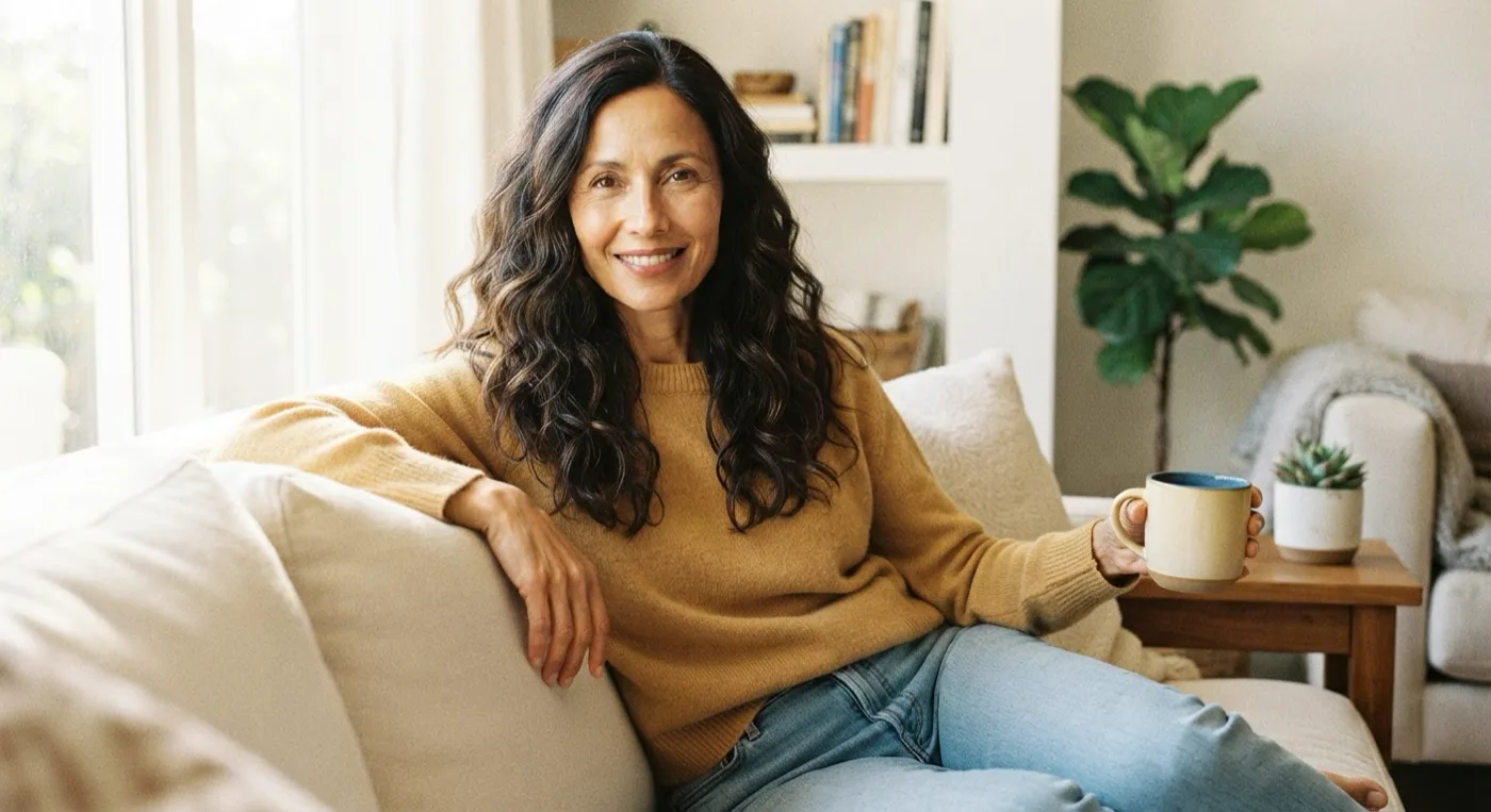 A customer at home
